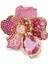 5657284 Swarovski Yüzük Florere:coctail Ring Flower Pink Gold-Tone Plated Size:60 1