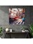 Retro Lokanta Cam Baskı - Retro, Ev Dekorasyonu, Damalı Zeminler, Modern Sanat, 30X30 2