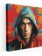 Eminem Duvar Tablosu - Eminem, Kanvas Tablo, Müzik Meraklıları, Ev Dekorasyonu, 30X30 1