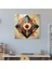 Marvel Geometrik Cam Baskı - Marvel, Görsel Entrika, Ev Dekorasyonu, Cam Sanatı, 30X30 2