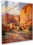 Güneybatı Serenity Cam Baskı - Güneybatı, Cam Sanatı, Modern Sanat, Ev Dekorasyonu, 30X30 1