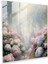 Ortanca Cam Duvar Sanatı - Serene Mist - Ortanca, Sakin, Cam Baskı, Doğadan Esinlenen, 30X30 1