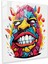 Rolling Stones Pop Art Cam Baskı - Rolling Stones, Desenler, Modern Sanat, Duvar Dekorasyonu, 50X50 1