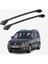 Volkswagen Caddy 2003-2019 Trx1 Thunder Carrier Kilitli Ara Atkı Taşıyıcı Tavan Barı Gri 1