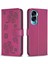 Onur Için Flip Case 90 Lite 5g Cüzdan Pu Deri Kart Yuvaları Tutucu Yonca (Yurt Dışından) 1