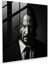 John Wick Minimalist Siyah Beyaz Cam Baskı 1