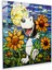Vitray Snoopy Cam Baskı 1