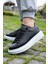 Beyaz Sneaker Günlük Kalın Taban Spor Yürüyüş Ayakkabı 3