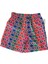 Kendinden Kemerli Desenli Renkli Kız Çocuk Şort Etek 3