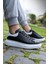 Beyaz Sneaker Günlük Kalın Taban Spor Yürüyüş Ayakkabı 3