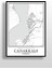 Çanakkale Şehir Haritası Çerçevesiz Poster-Harita Sanatı, Map Art Design 2