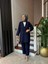 Casual Blazer Ceket Pantolon Takım Double Krep Kumaş Tesettür Giyim ST2187 2