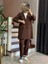 Casual Blazer Ceket Pantolon Takım Double Krep Kumaş Tesettür Giyim ST2187 1