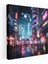 Cyberpunk Arcade Metropolis Kanvas Tablo, 30X30 cm 1