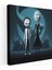 Minimalist Rick ve Morty Kanvas Tablo, 30X30 cm 1