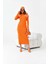 Ftz Kadın Kaşkorse Elbise Orange 30901 5