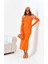 Kadın Kaşkorse Elbise Orange 30901 2