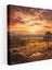 Serengeti Gün Batımı Panoramik Kanvas Tablo, 30X30 cm 1