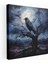 Raven'ın Melankolisi Kanvas Tablo, 30X30 cm 1