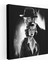 Film Noir Dedektif Kanvas Tablo, 30X30 cm 1