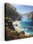 Big Sur Sahil Manzarası Yağlıboya Tablo Tablo, 30X30 cm 1