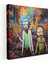 Kentsel Distopya Rick ve Morty Kanvas Tablo, 30X30 cm 1