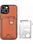 iPhone 15 Plus Için Karbon Fiber Doku Kılıf Kart Bıçağı Alet-Kahverengi ile Darbeye Dayanıklı Telefon Kapağı (Yurt Dışından) 4