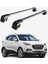 Hyundaı Ix-35 2010-2015 Trx2 Thunder Carrier Kilitli Ara Atkı Taşıyıcı Tavan Barı Gri 2
