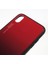 Gradyan Renk Cam+Pc+Tpu Iphone Xr-Red/siyah Için Telefon Kılıfı (Yurt Dışından) 3