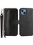 Iphone 13 Mini Telefon Kılıfı Için 5.4 Inç Anti-Güz Zipper Cep Cüzdan Kılıfı Folyo Flip Pu Deri Manyetik Cep Telefon Kapağı Standı Uzun/kısa Kayışlar Black (Yurt Dışından) 1