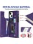 Iphone 13 Telefon Kasası Için Pratik Kickstand Rfid Engelleme Telefon Kasası Kart Tutucu 6.1 Inç-Mor ile Koruyucu Kapak Önleme Önleme Koruyucu Kapak (Yurt Dışından) 3