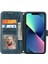 Iphone 13 Mini Telefon Kılıfı Için 5.4 Inç Anti-Güz Zipper Cep Cüzdan Kılıfı Folyo Flip Pu Deri Manyetik Cep Telefon Kapağı Standı Uzun/kısa Kayışlar Yeşili (Yurt Dışından) 4