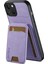 Iphone 13 Için 6.1 Inç Kasa Litchi Doku Dikey Flip Kickstand Telefon Kapak-Mor (Yurt Dışından) 1