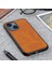 Iphone 15 Pl Pu Deri Kaplamalı Pc+Tpu Arka Kapak Cowhide Doku Telefon Koruma-Brown (Yurt Dışından) 3