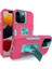 Iphone 13 Pro Telefon Kılıfı Için 6.1 Inç Şok Geçirmez Pc+Tpu Hibrit Entegre Kickstand Araba Montajı Metal Sac Vaka Kılıfı (Yurt Dışından) 1