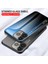 Iphone 13 Pro Telefon Kılıfı Temperlenmiş Cam Desen Için Sağlam Slip Slip Şok Geçirmez Koruyucu Kapak Kılıfı 6.1 Inç-Mavi Siyah (Yurt Dışından) 2