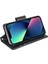 Iphone 13 Mini 5.4 Inç Pu Deri Katlanabilir Stand Kılıf Damla Geçirmez Cüzdan Folio Flip Cover-Black (Yurt Dışından) 2