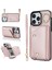 Iphone 13 Pro Max Telefon Kılıfı Için Zipper Cüzdan Kılıf Yüzüğü Kickstand Pu Deri+Tpu Telefon Kapak Gil Altın (Yurt Dışından) 1