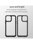Iphone 13 Pro 6.1 Inç Bağımsız Pc Düğmeleri Için Tpu+Akrilik Hibrit Kılıf Koruyucu Telefon Kapak Black (Yurt Dışından) 2