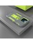 Iphone 13 Pro Telefon Kılıfı Için 6.1 Inç Şok Geçirmez Pc+Tpu Hibrit Entegre Kickstand Araba Montajı Metal Sac Case-Grey Green (Yurt Dışından) 2
