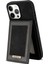 Iphone 13 Pro Max Telefon Kılıfı 6.7 Inç Kickstand Cep Telefonu Kabuğu Rfıd Engelleme Dikey Kart Tutucu Pu Deri+Tpu Telefon Geri Dönüş Kılıfı Black (Yurt Dışından) 1
