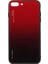 Gradyan Renk Cam+Pc+Tpu Iphone 8 Plus/7 Plus-Red/siyah Için Telefon Kılıfı (Yurt Dışından) 1