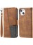 Iphone Için Ekleme Kabuğu 15 Cilt Touch Deri Kılıf Rfıd Blowıng Cül Stand Tarası Kapak Kahve (Yurt Dışından) 1