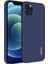 Düz Kenar Hassas Delik Yumuşak Düz Sıvı Silikon Telefon Koruyucu Kasa, iPhone 12 Pro Max-Blue Için (Yurt Dışından) 1