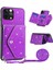 Iphone 11 Pro Glittery Power Pu Deri+Tpu Telefon Kabuğu Kart Tutucu Kickstand Case Kapak (Yurt Dışından) 1