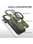 Iphone 15 Pro Max Tpu+Pc Telefon Kılıfı Dönen Kickstand Koruyucu Kapak-Dark Yeşil (Yurt Dışından) 5