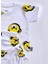 Bebek Pijama Takımı Kısakol Şort Sarı Ayıcık Desen Pamuk Yenidoğan 4