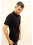 Caz 4157 Kendinden Dokulu Polo Yaka Düğmesiz Erkek T-Shirt 4