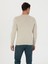 Erkek Bej Slim Fit Bisiklet Yaka Triko Kazak 50270175-VR011 5