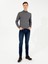 Erkek Füme Slim Fit Yarım Balıkçı Basic Triko Kazak 50257711-VR058 3